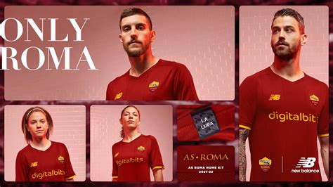 New Balance Reveals AS Roma 21/22 Home Kit .